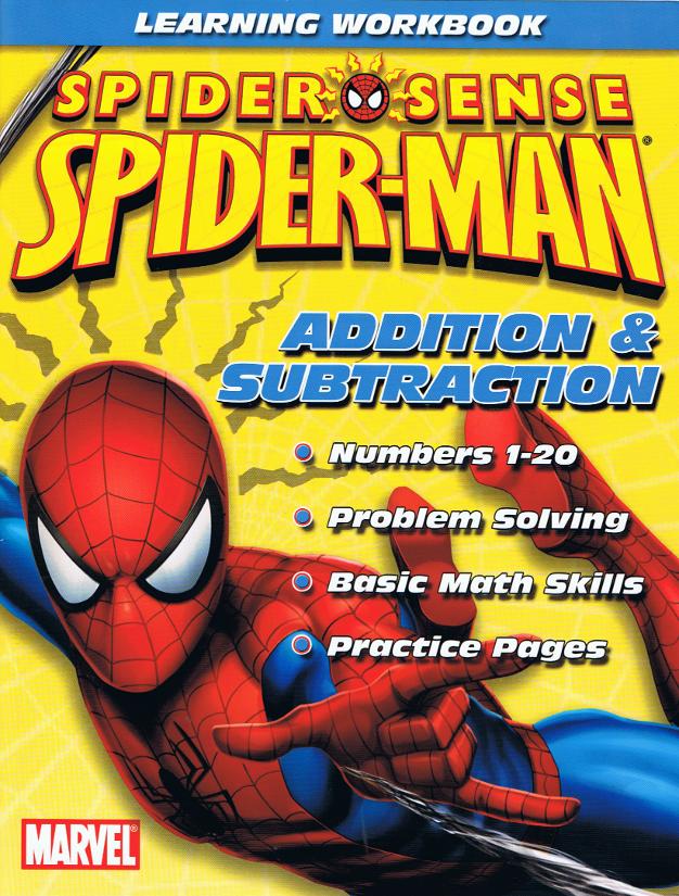 Amazing Spider Man Addition Subtraction Bendon Learning Workbook in Comics Books
