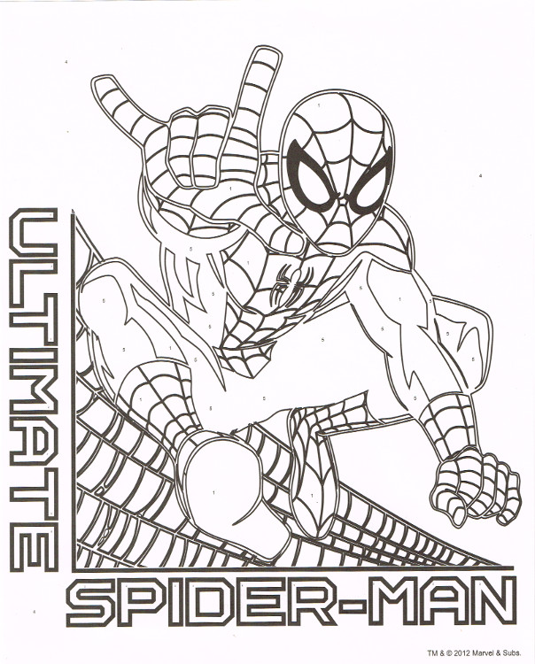 Ultimate Spider-Man: Marker by Number (Tri-Coastal, 2012 ...