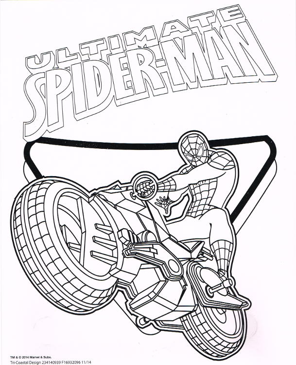 Ultimate Spider-Man: Coloring Paint Set (Tri-Coastal, Pre ...