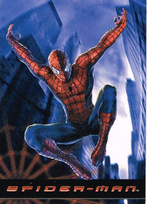 SPIDER-MAN MOVIE  TRADING CARDS PROMOTIONAL SELL SHEET  11X17 
