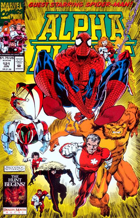 Alpha Flight #112 1992 Casi Nuevo-Simon Furman Pat Broderick Marvel Comic Maestro 