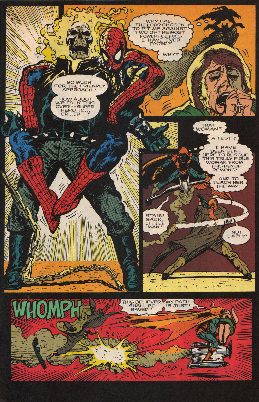 Ghost Rider Vol.2 No.16 1991 Spider-Man Hobgoblin Howard Mackie & Mark Texeira 