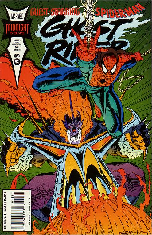 USA, 1991 guest: Spiderman # 17 Ghost Rider Vol. 2 