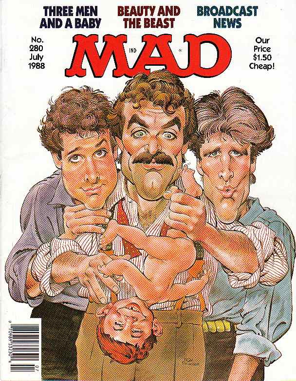 Mad Comic Book Cover - Mad Magazine Comic Book Satire Book Comics Text