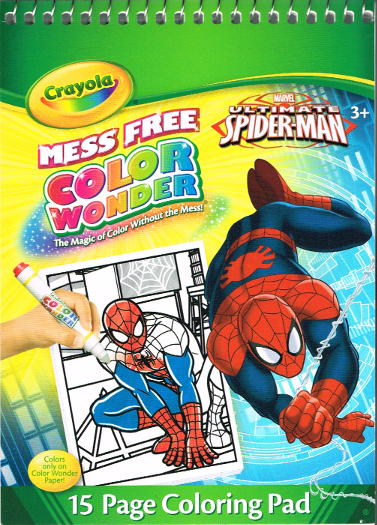 Ultimate Spider-Man: Color Wonder Pad (Crayola) [in Comics & Books