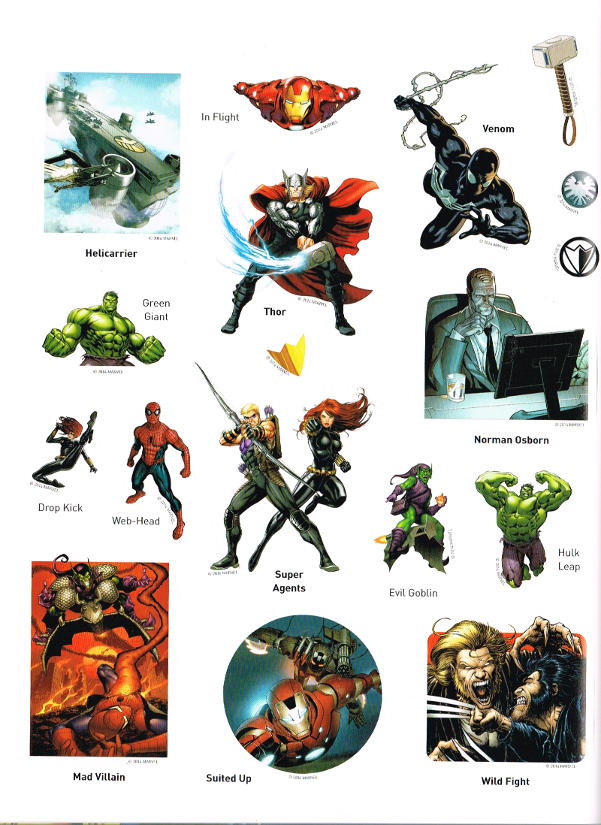 MARVEL HEROES UNITE STICKER COLLECTION - THE TOY STORE