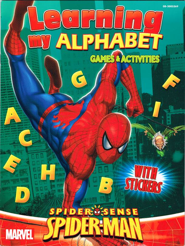 Spider-Sense Spider-Man: Learning My Alphabet [in Comics & Books