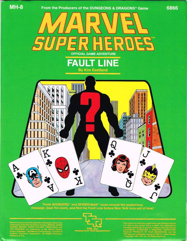marvel super heroes role playing game