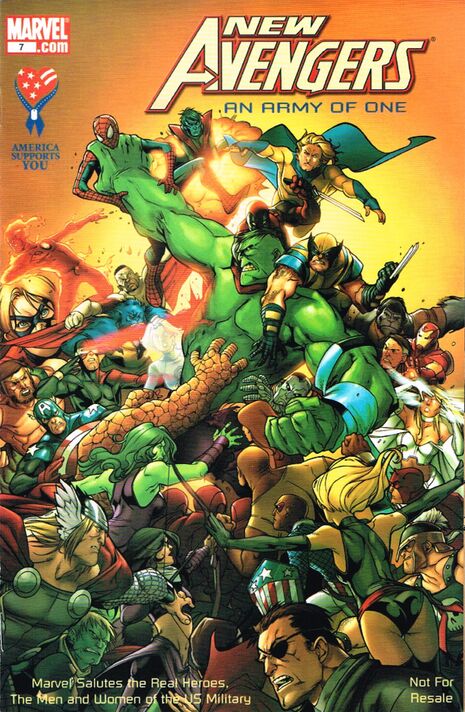 Avengers Fireline #6 Marvel Comics 2008 AAFES Military 