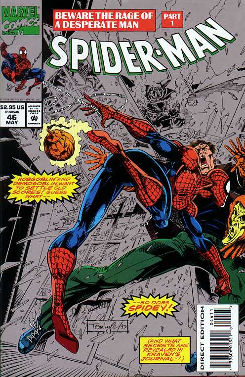 Spider-Man #53 December 1994 Marvel Spiderman Comic Book NM 