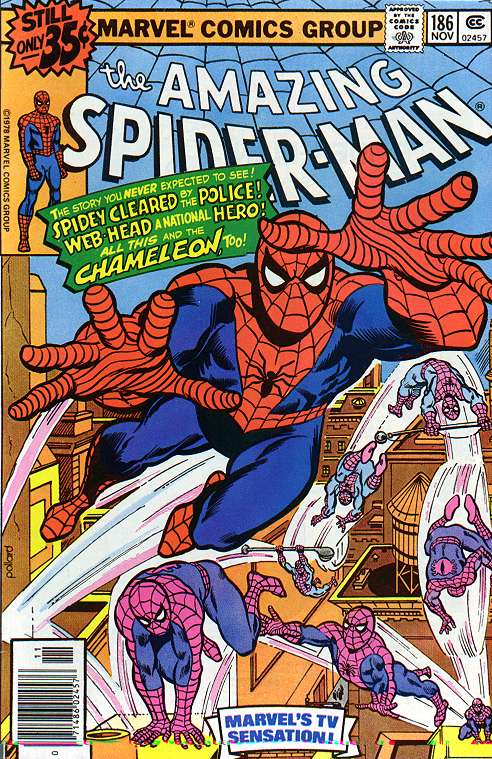 Amazing Spider-Man #187 Marvel 1978  Wolfman Electro Captain America Appear 8.0