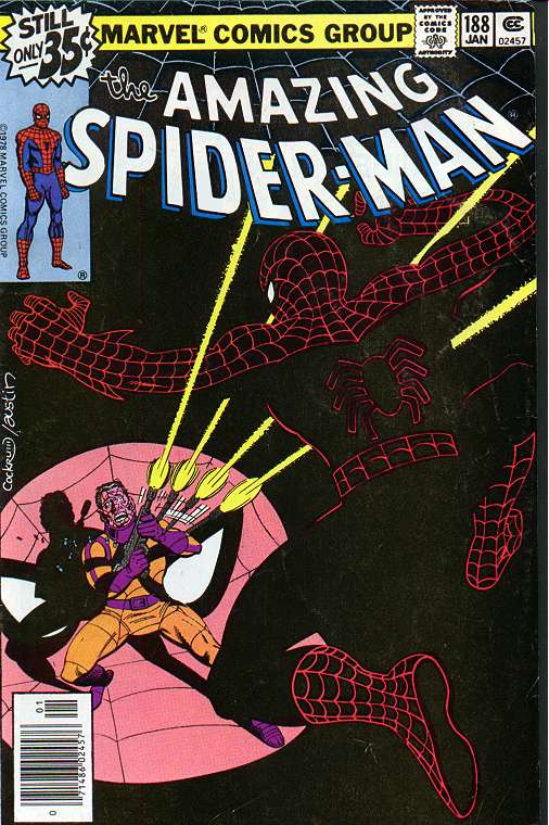 Amazing Spider-Man #187 Marvel 1978  Wolfman Electro Captain America Appear 8.0