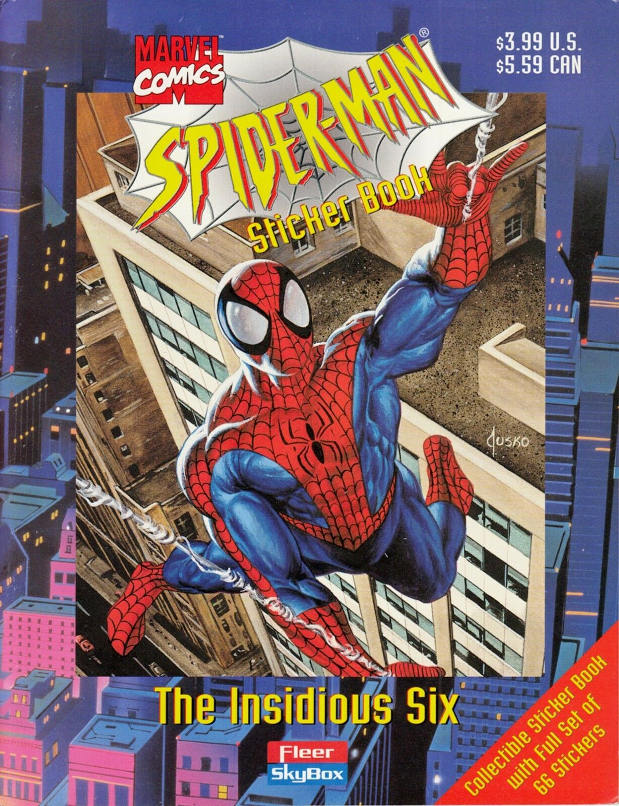 NM/MT Marvel Spider-Man Sticker Set 66 1996 Panini 