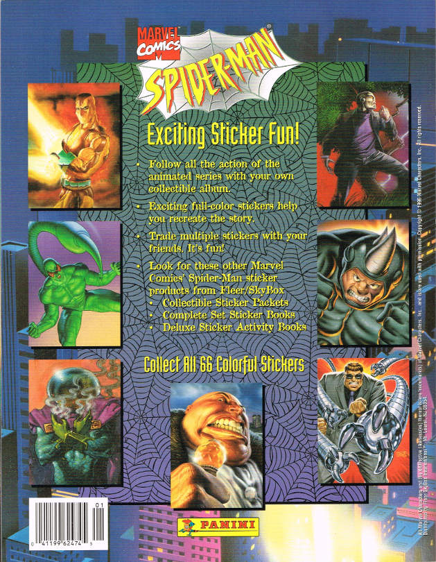 Imperial Panini Storybook Album & Sticker Set Animate Spider-Man 2 Adventure 72