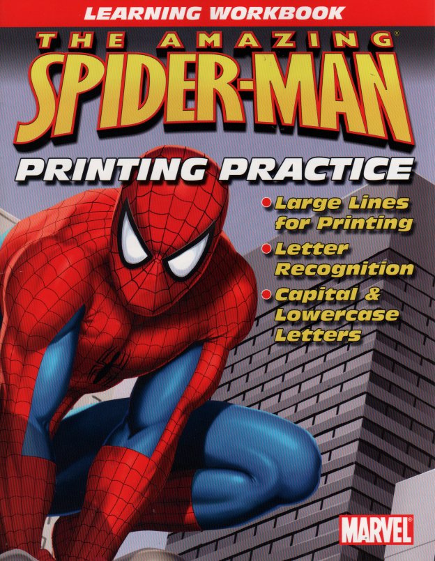 The Amazing Spider-Man Learning Workbook Numbers and Counting Activity Book NEW 
