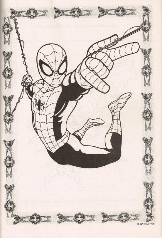 ultimate spider man coloring pages
