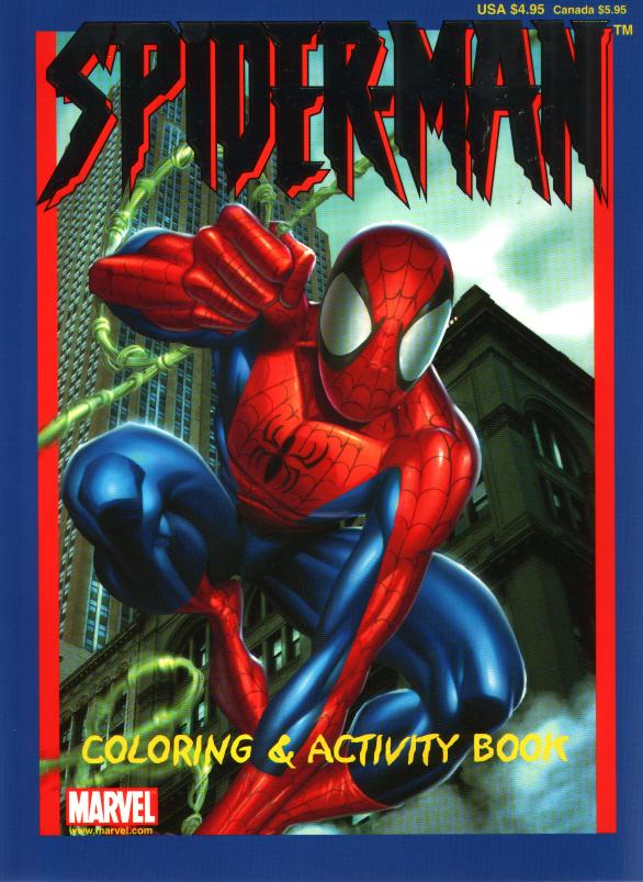 Color Your Own Spider-Man Marvel Coloring Book – Gem City Books