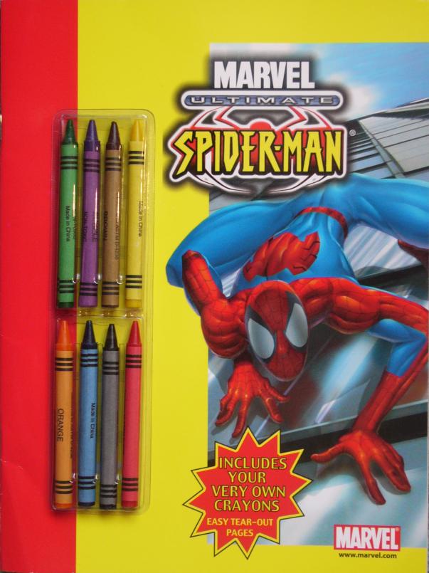 Color Your Own Spider-Man Marvel Coloring Book – Gem City Books