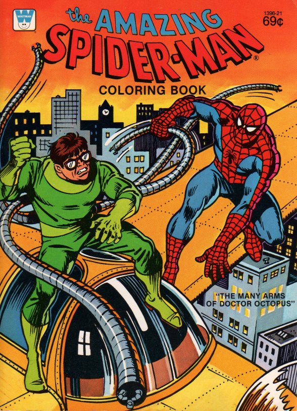 Spider-Man Coloring Books (Whitman) [in Comics & Books > Books