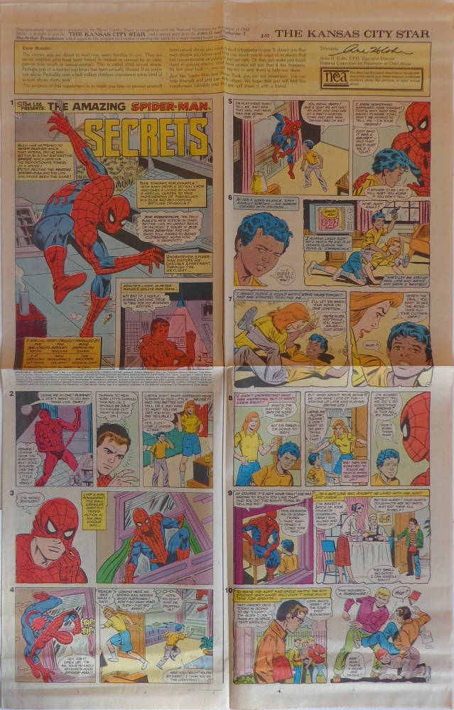Spider Man Promo Ncpca Page 1 Of 2 [in Comics And Books Promotional