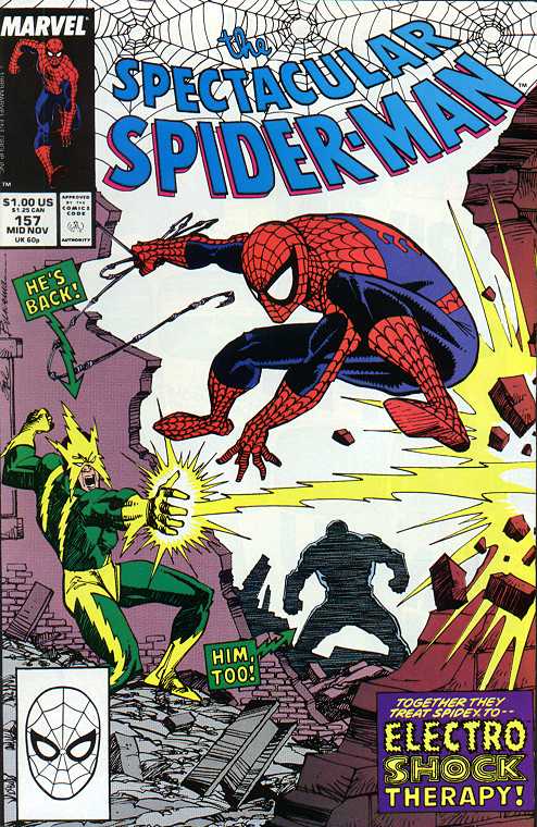 USA, 1990 Peter Parker Spectacular Spiderman # 171 