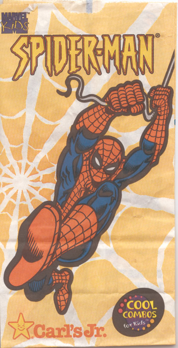 Spider-Man Web Flyer Cool Kids Spiderman Animated Series Carl's Jr 